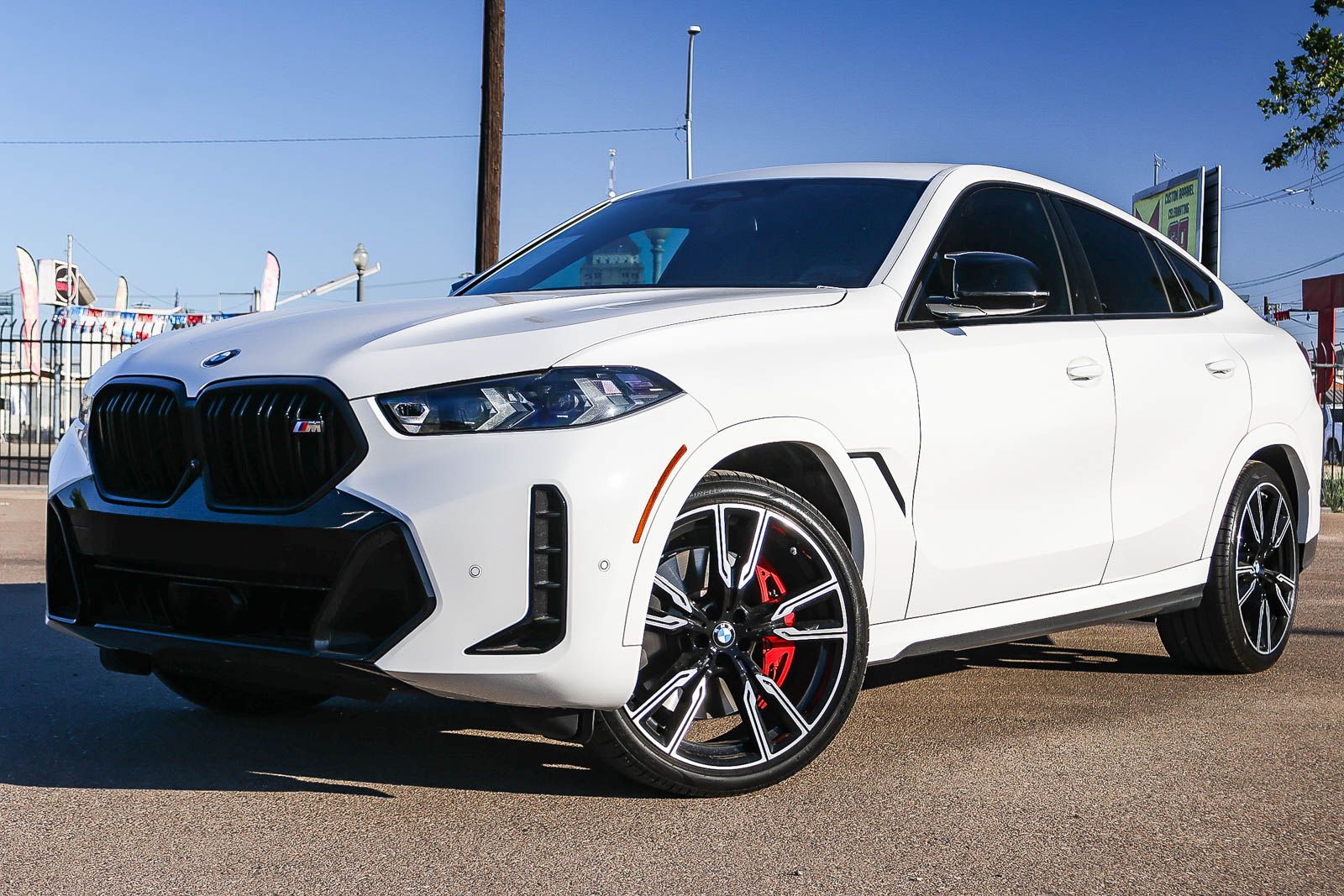 Alpine White 2025 BMW X6 M60i xDrive AWD SUV / Crossover All-Wheel Drive 8-Speed Automatic