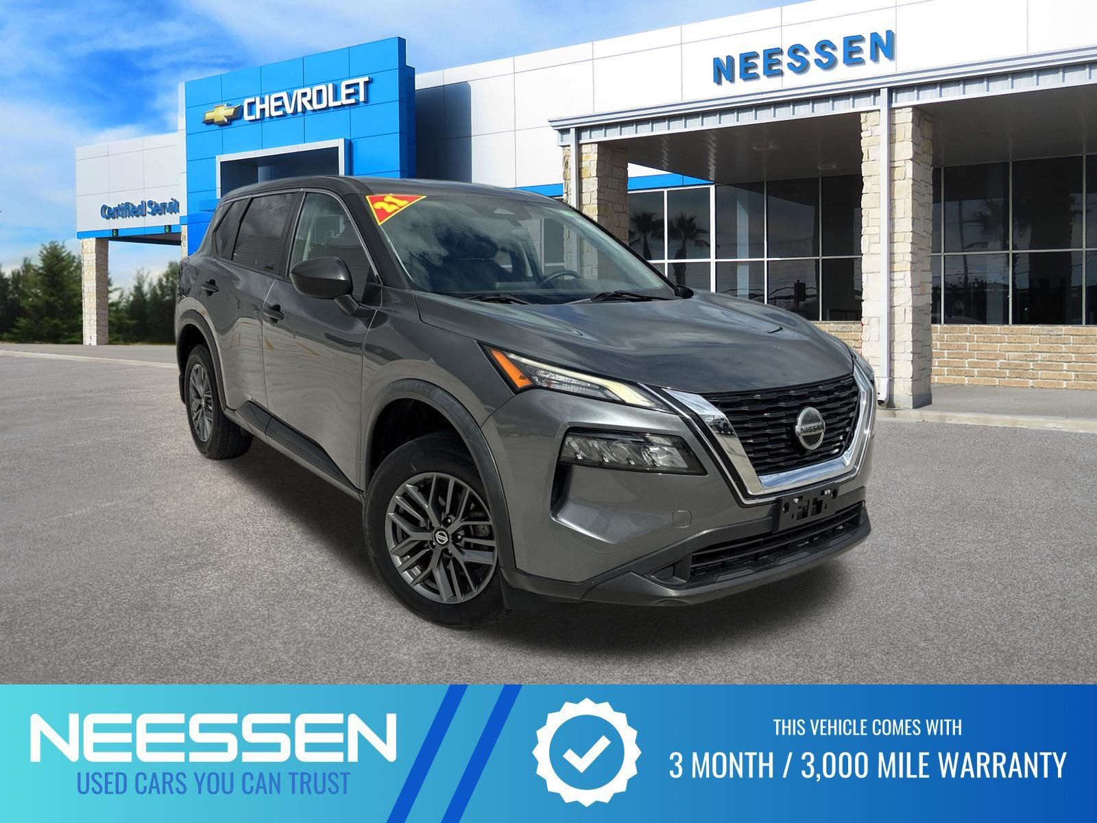 Gray (Gun Metallic) 2021 Nissan Rogue SUV / Crossover Front-Wheel Drive Continuously Variable Transmission