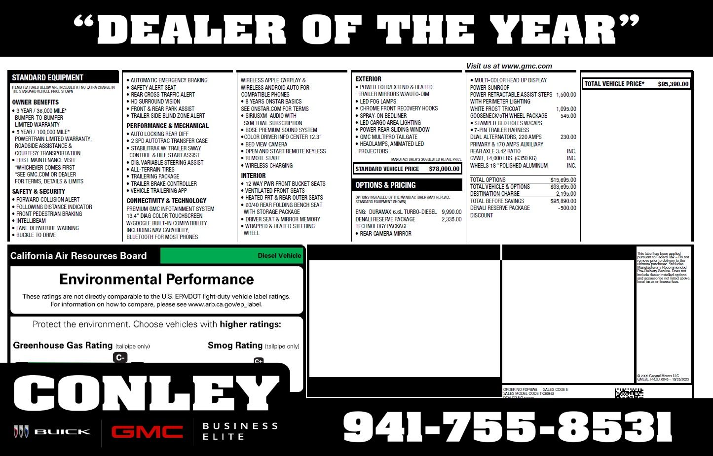 2025 GMC Sierra 3500HD Denali Crew Cab 4WD