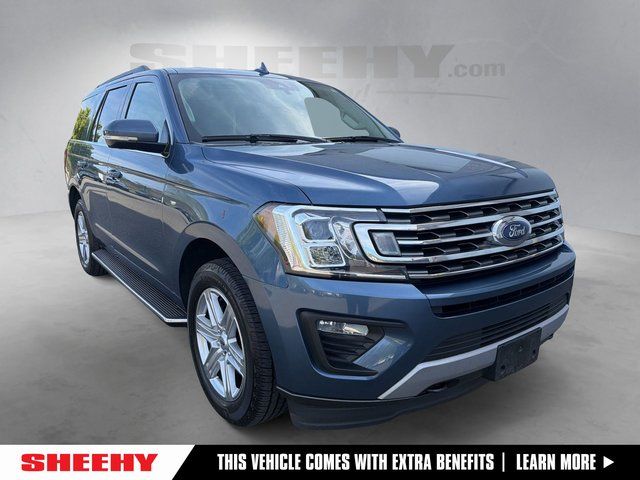 Blue Metallic 2019 Ford Expedition XLT 4WD SUV / Crossover Four-Wheel Drive Automatic