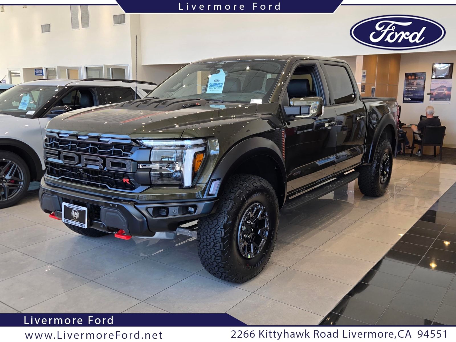 Green 2026 Ford F-150 Pickup Truck Four-Wheel Drive Automatic