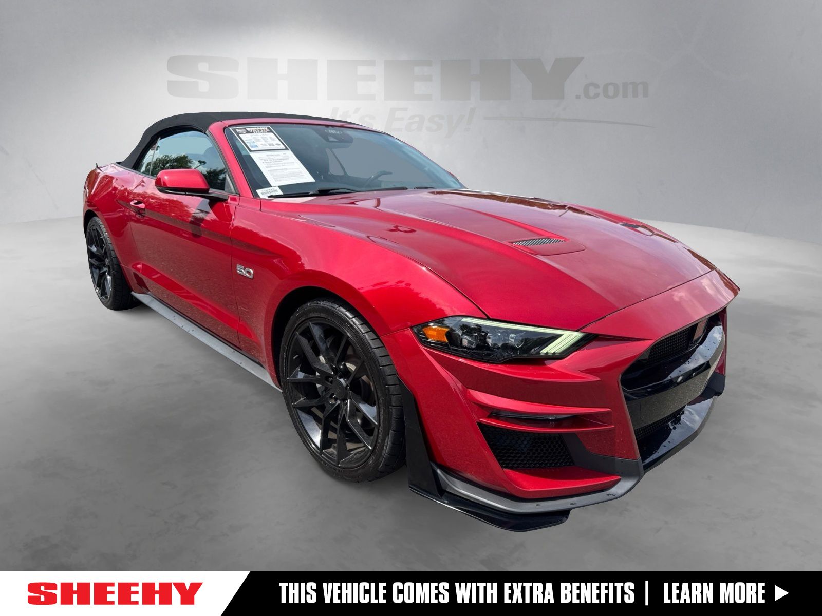 Rapid Red Metallic Tinted Clearcoat 2021 Ford Mustang GT Premium Convertible RWD Convertible Rear-Wheel Drive Automatic