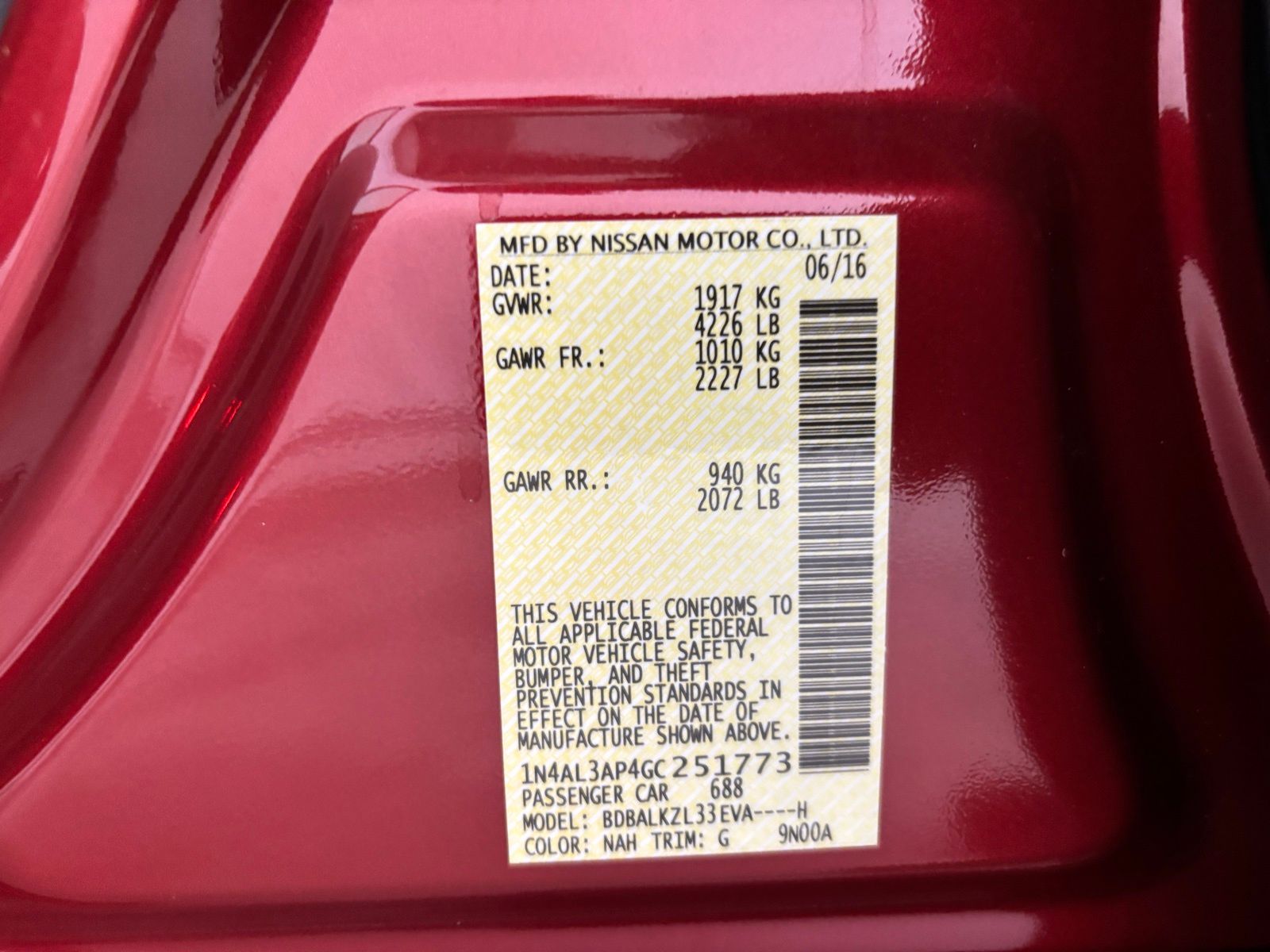 Used Car 2016 Nissan Altima  2.5 Sv For Sale Under $12,000 In Austin, Texas