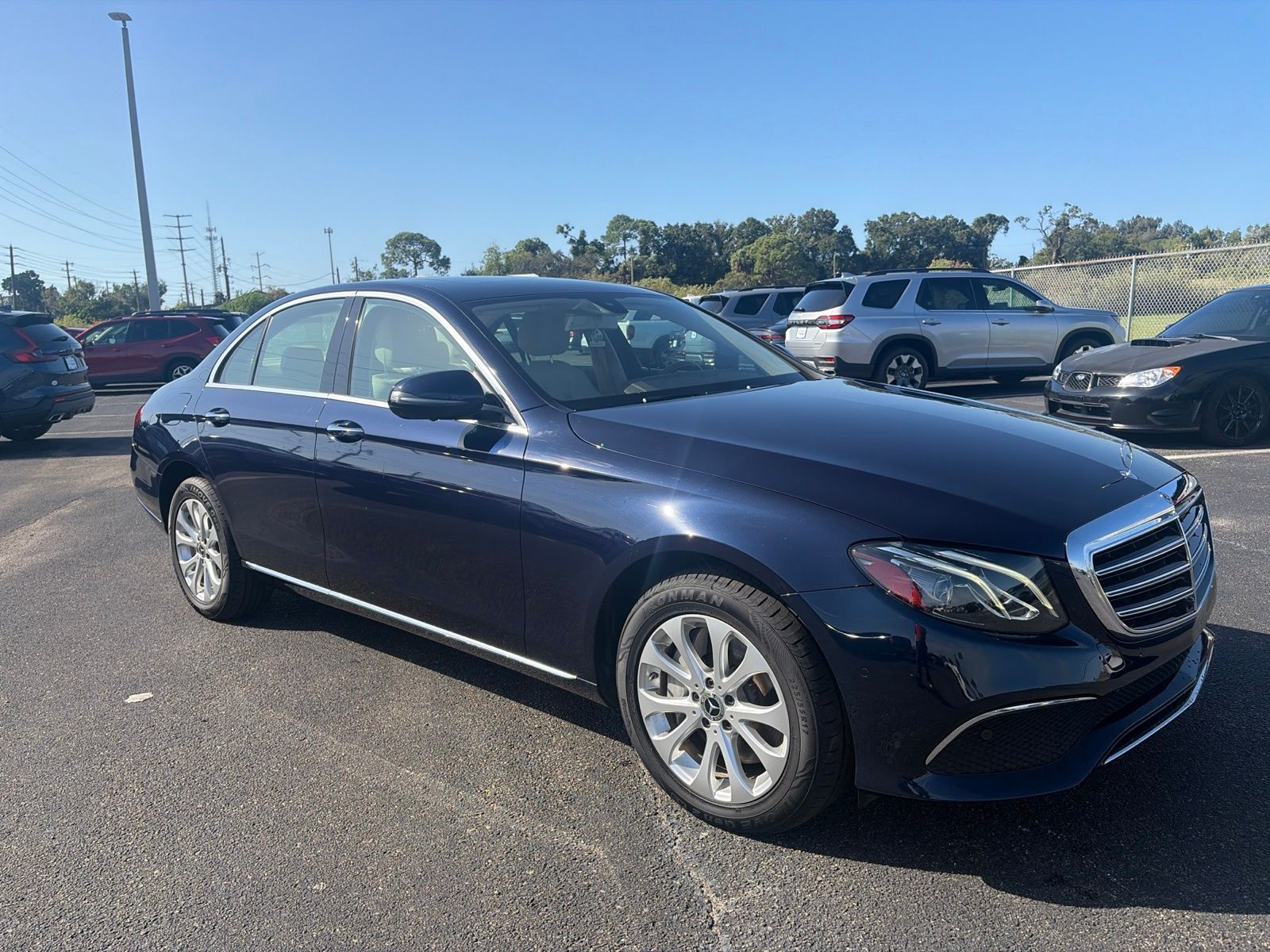 Lunar Blue Metallic 2020 Mercedes-Benz E-Class Sedan All-Wheel Drive Automatic