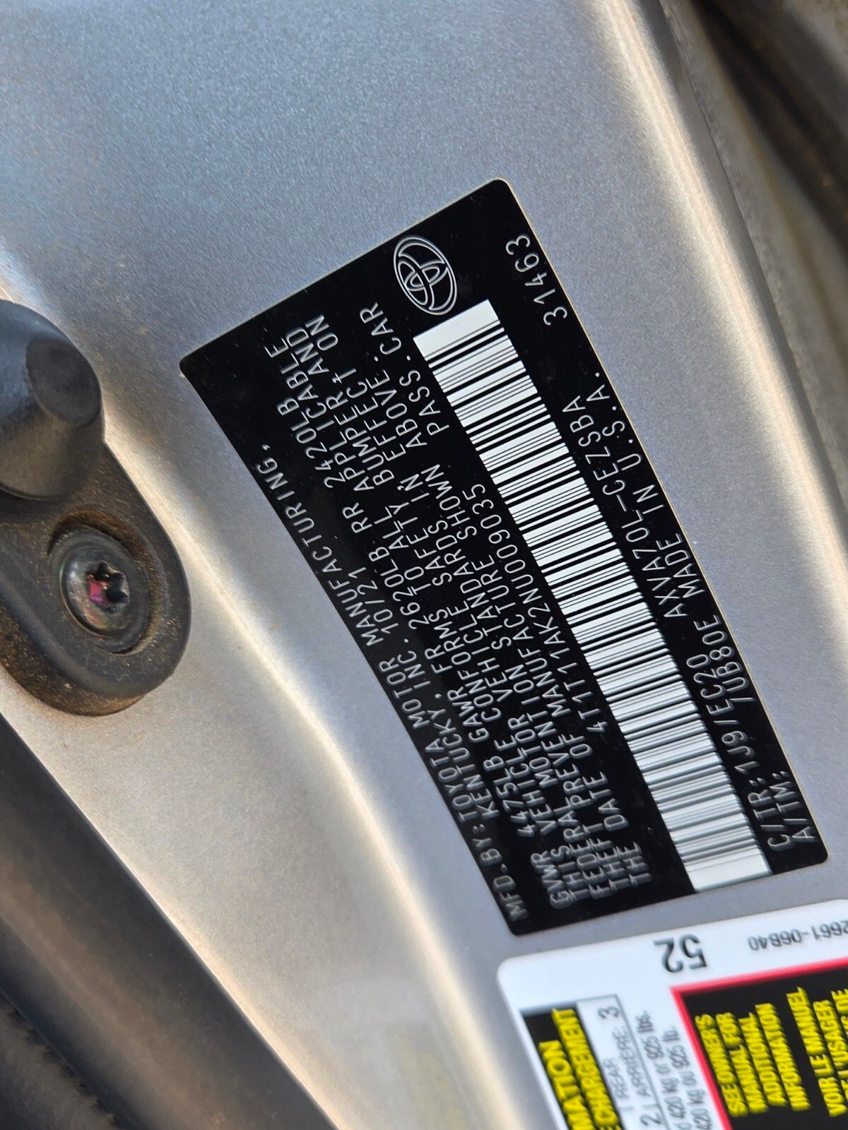 Used 2022 Silver Toyota SE Nightshade image 18
