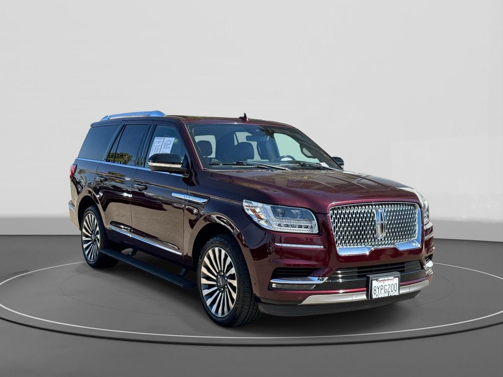 Red (Burgundy) 2021 Lincoln Navigator SUV / Crossover Four-Wheel Drive Automatic