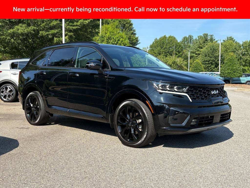 Ebony Black 2023 Kia Sorento SUV / Crossover All-Wheel Drive 8-Speed Dual Clutch