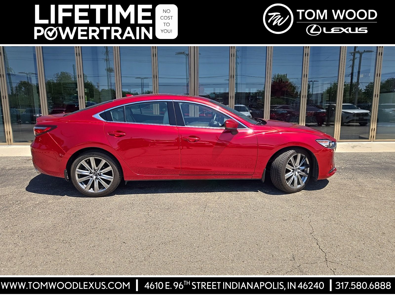 Soul Red Crystal Metallic 2021 Mazda MAZDA6 Sedan Front-Wheel Drive 6-Speed Automatic