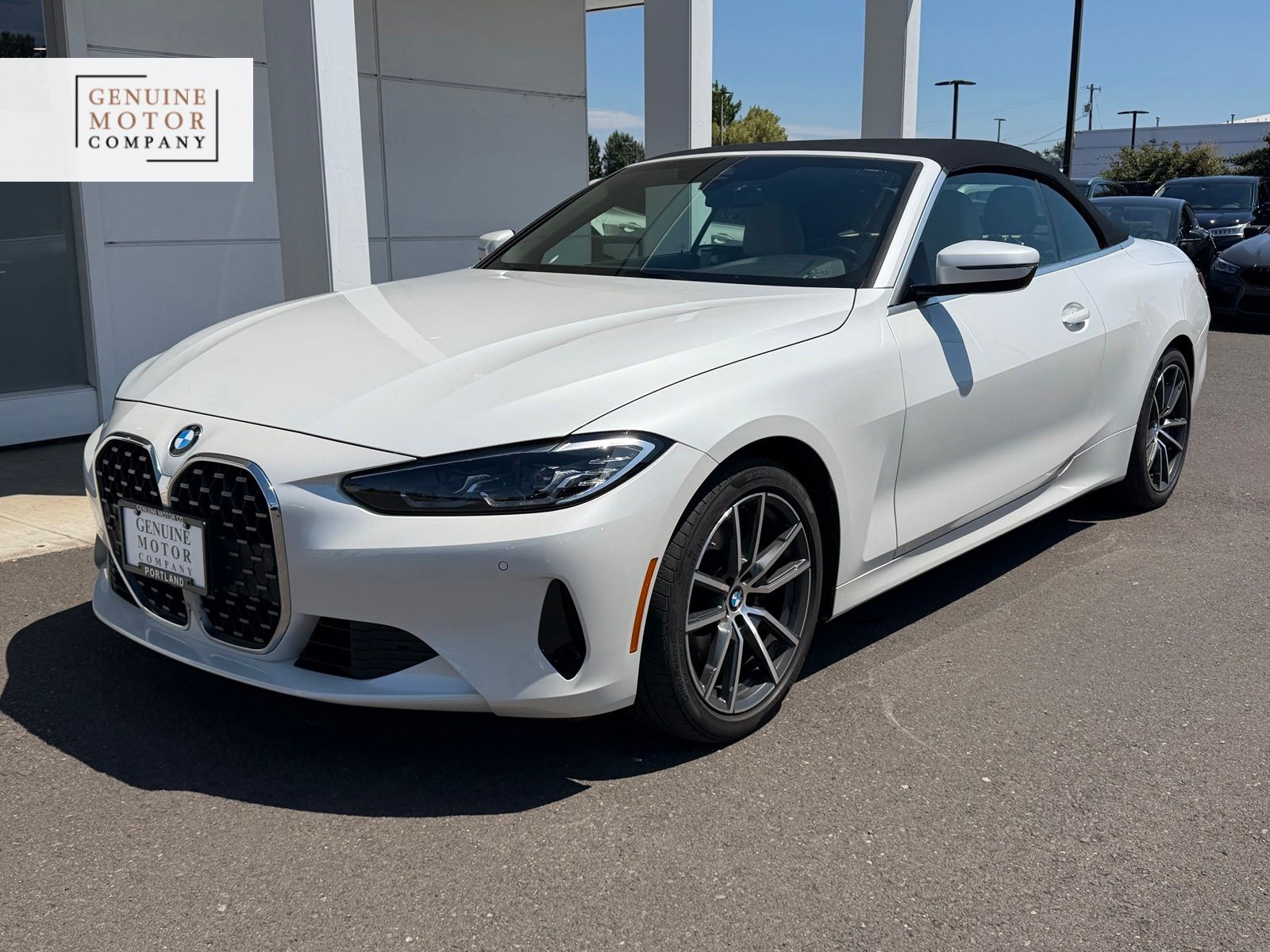 White Metallic 2022 BMW 4 Series Convertible All-Wheel Drive 8-Speed Automatic
