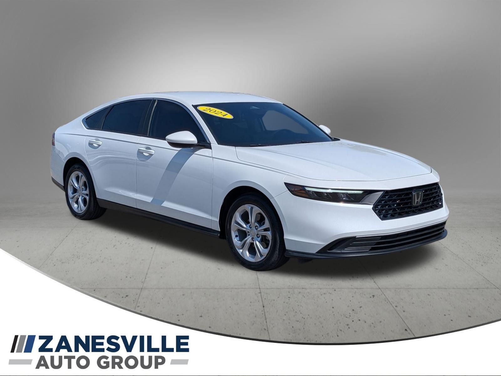 Gray (Platinum) 2024 Honda Accord LX FWD Sedan Front-Wheel Drive Continuously Variable Transmission