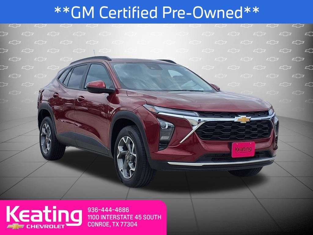 Red (Crimson Metallic) 2025 Chevrolet Trax LT FWD SUV / Crossover Front-Wheel Drive 6-Speed Automatic
