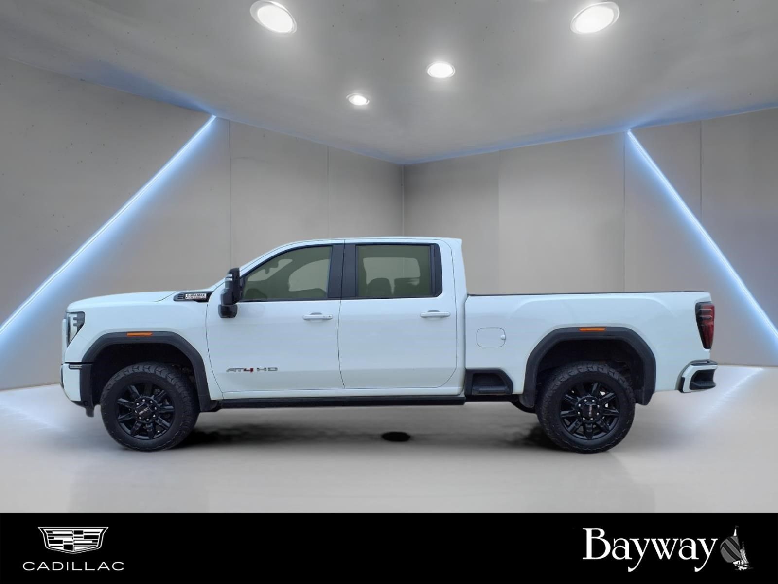2024 GMC Sierra 2500HD AT4 White at Bayway Cadillac of The Woodlands