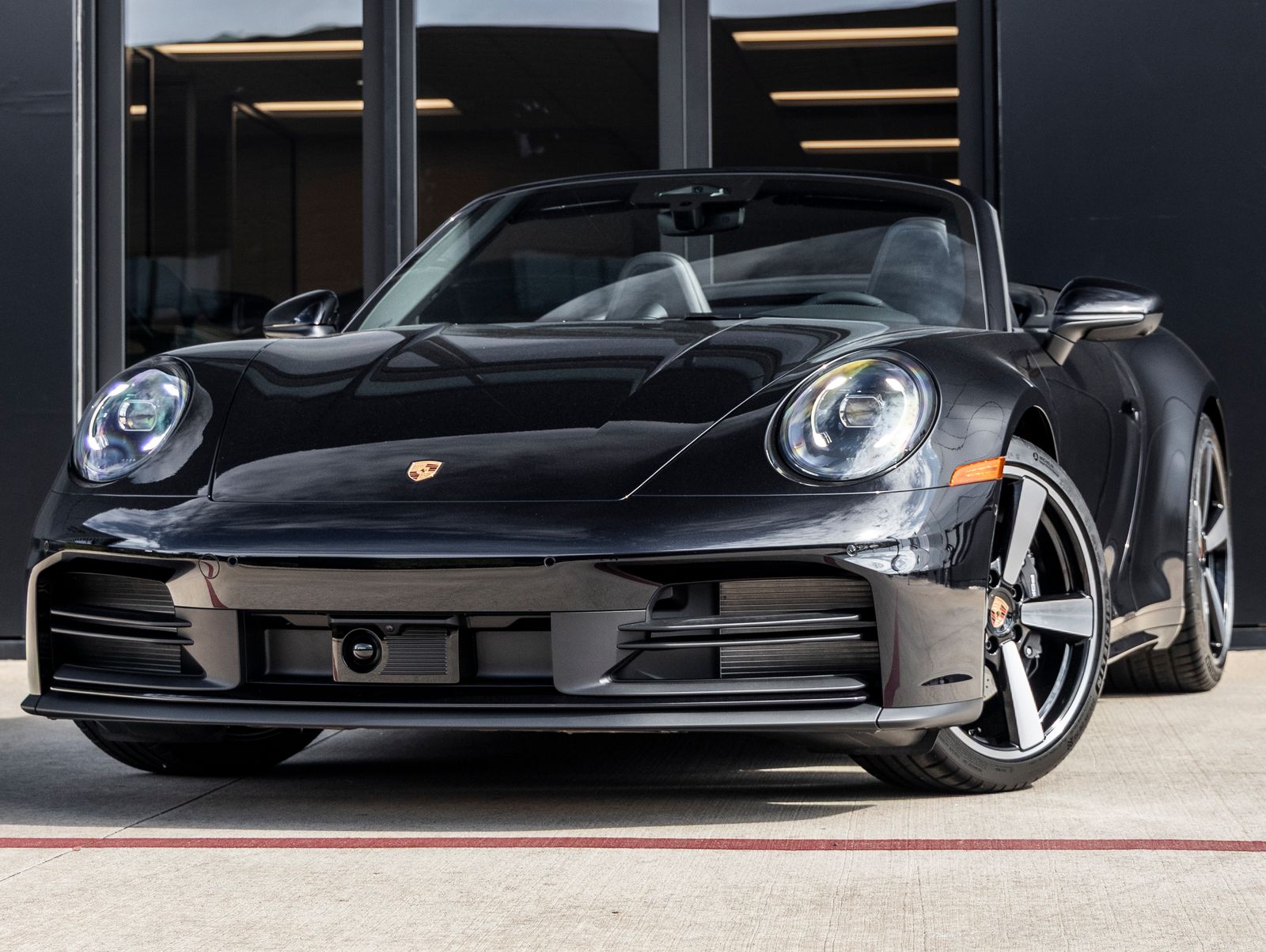 Jet Black Metallic 2026 Porsche 911 Convertible Rear-Wheel Drive 8-Speed Automatic