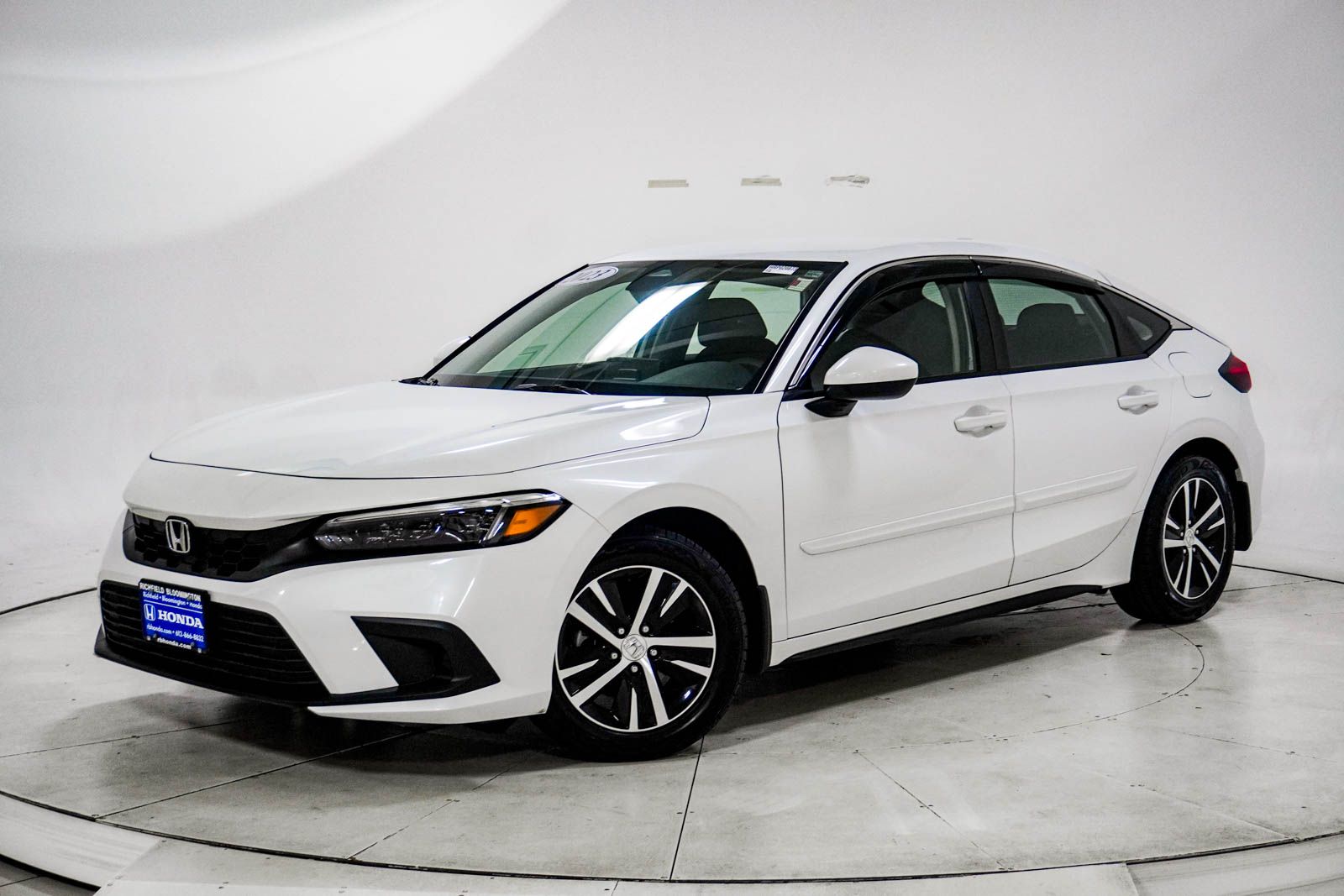 Platinum White Pearl 2023 Honda Civic Hatchback Hatchback Front-Wheel Drive Continuously Variable Transmission