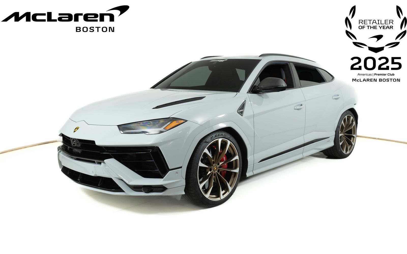 Grigio Hati Metallic 2023 Lamborghini Urus SUV / Crossover All-Wheel Drive 8-Speed Automatic