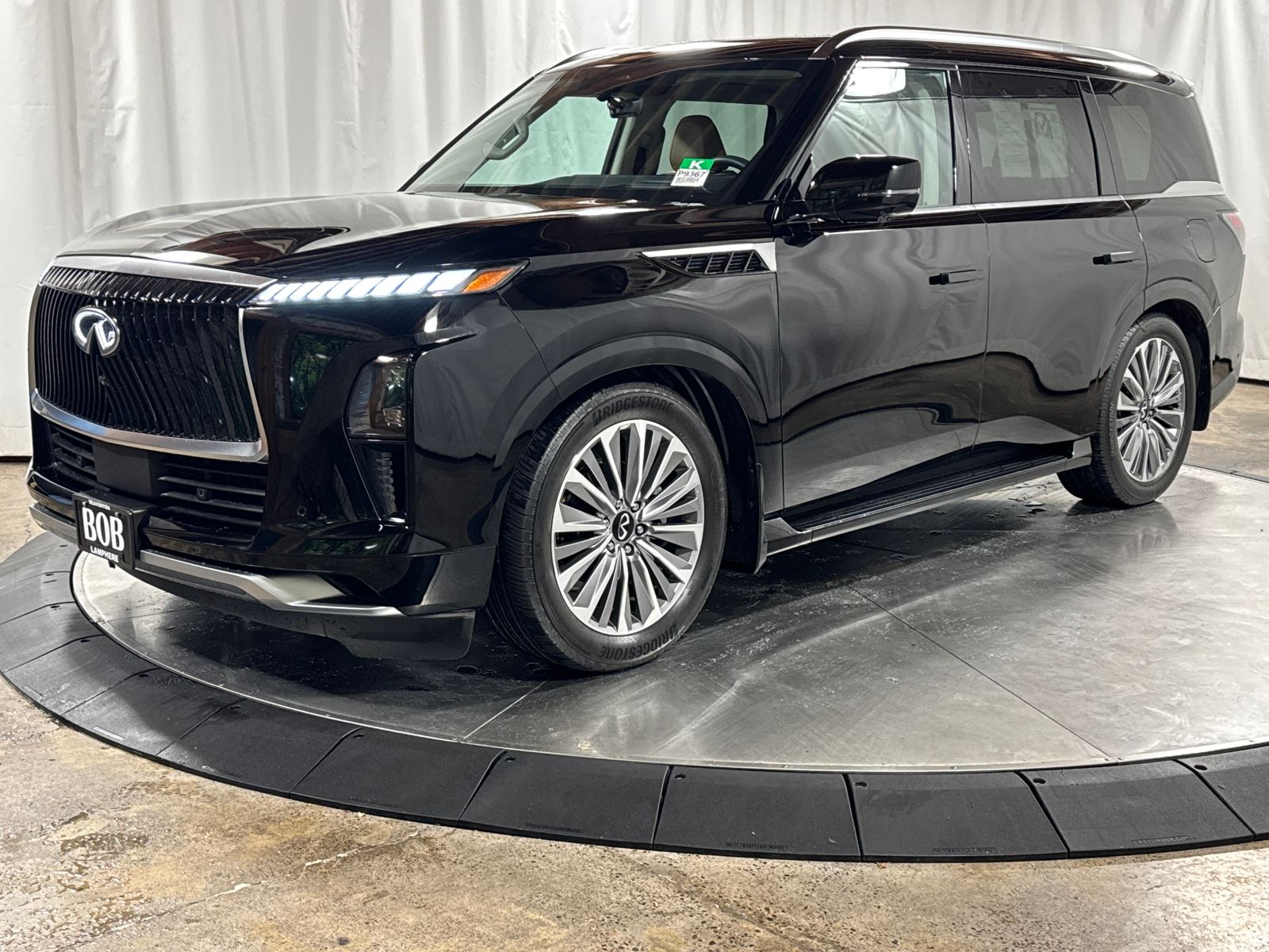 Black Obsidian 2025 INFINITI QX80 Luxe 4WD SUV / Crossover All-Wheel Drive 9-Speed Automatic
