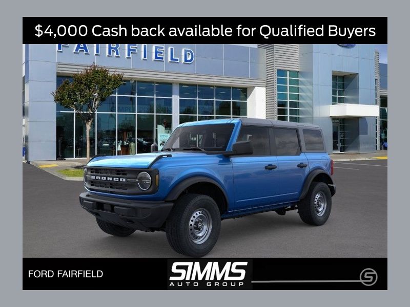 Velocity Blue Metallic 2025 Ford Bronco SUV / Crossover Four-Wheel Drive Automatic