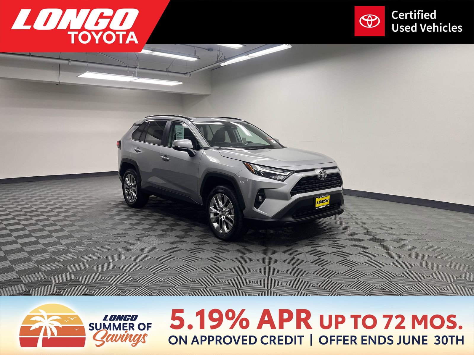 used 2025 Toyota RAV4 car, priced at $37,088
