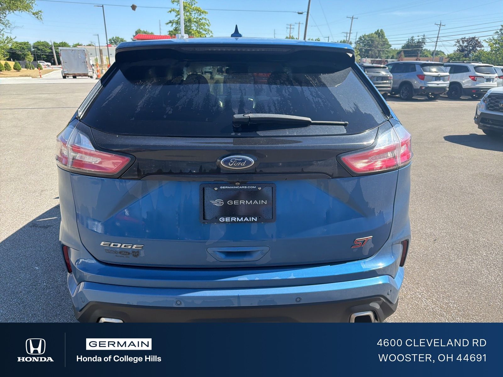 Ford Performance Blue Metallic 2019 Ford Edge SUV / Crossover All-Wheel Drive 8-Speed Automatic