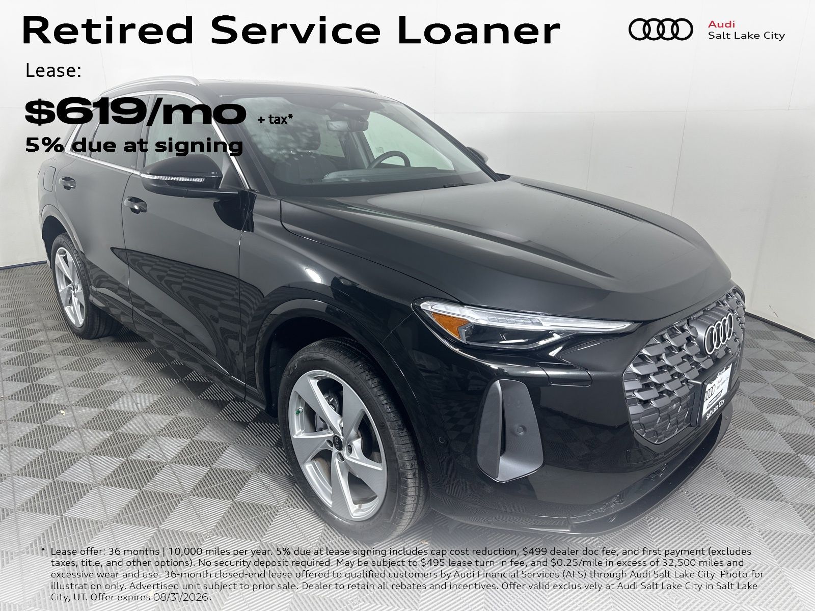 Mythos Black Metallic 2025 Audi Q5 SUV / Crossover All-Wheel Drive 7-Speed Automatic
