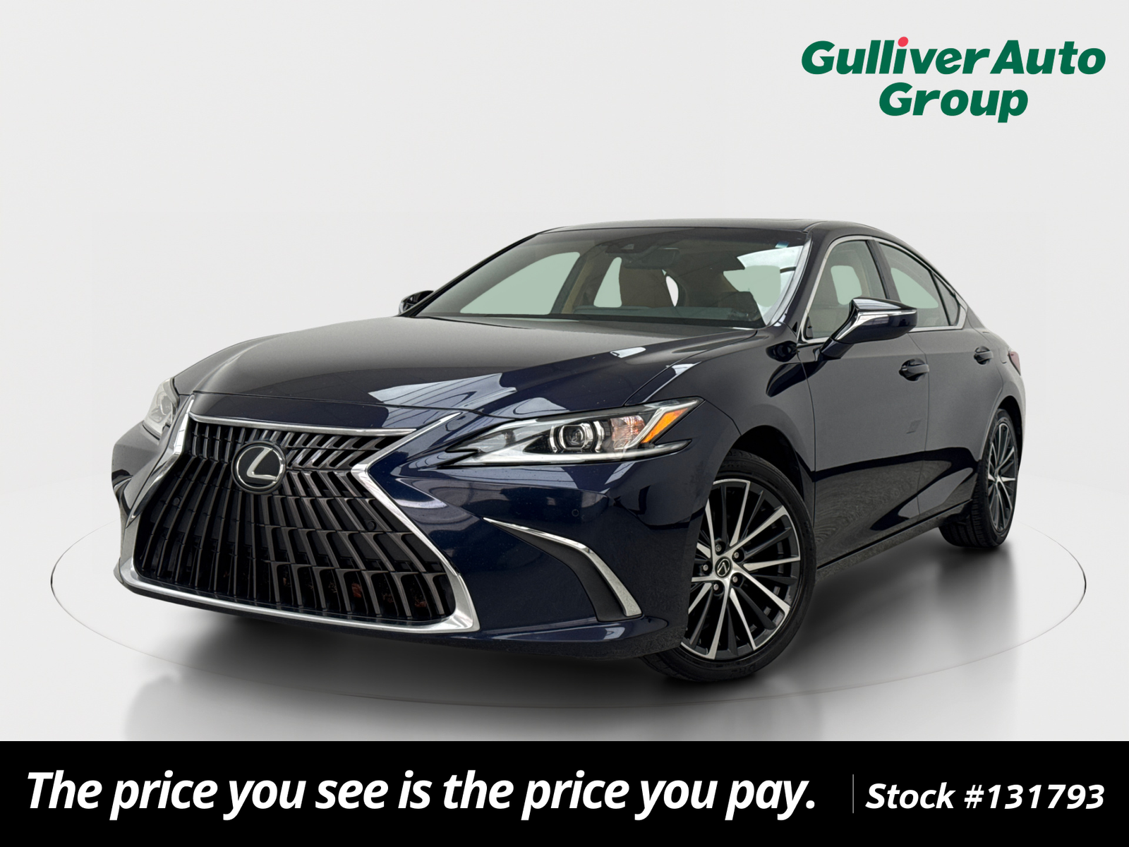 Ultrasonic Blue Mica 2.0 2022 Lexus ES Sedan Front-Wheel Drive 8-Speed Automatic