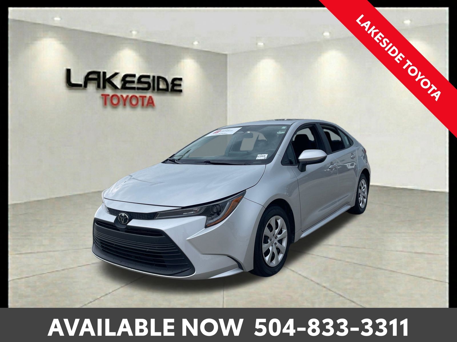Classic Silver Metallic 2024 Toyota Corolla Sedan Front-Wheel Drive Continuously Variable Transmission