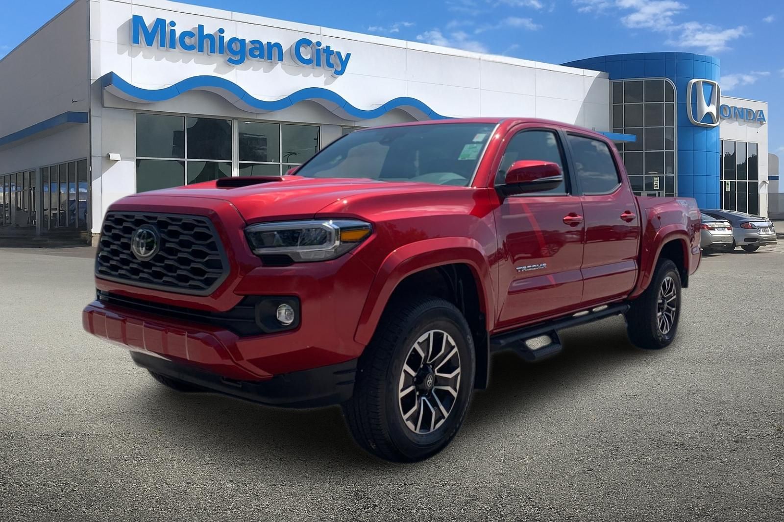 Barcelona Red Metallic 2022 Toyota Tacoma Pickup Truck Four-Wheel Drive 6-Speed Automatic
