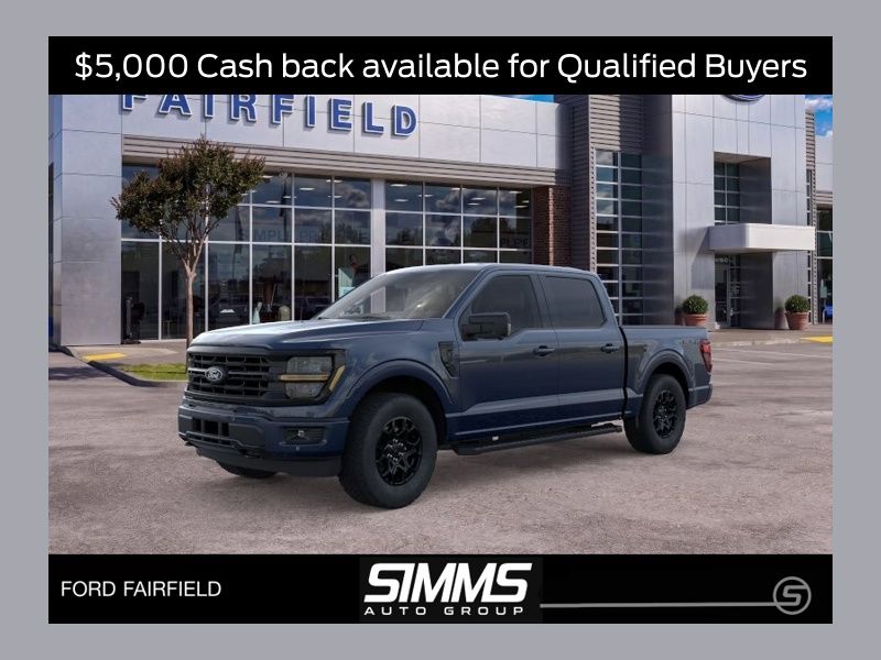 Antimatter Blue Metallic 2026 Ford F-150 Pickup Truck Four-Wheel Drive Automatic