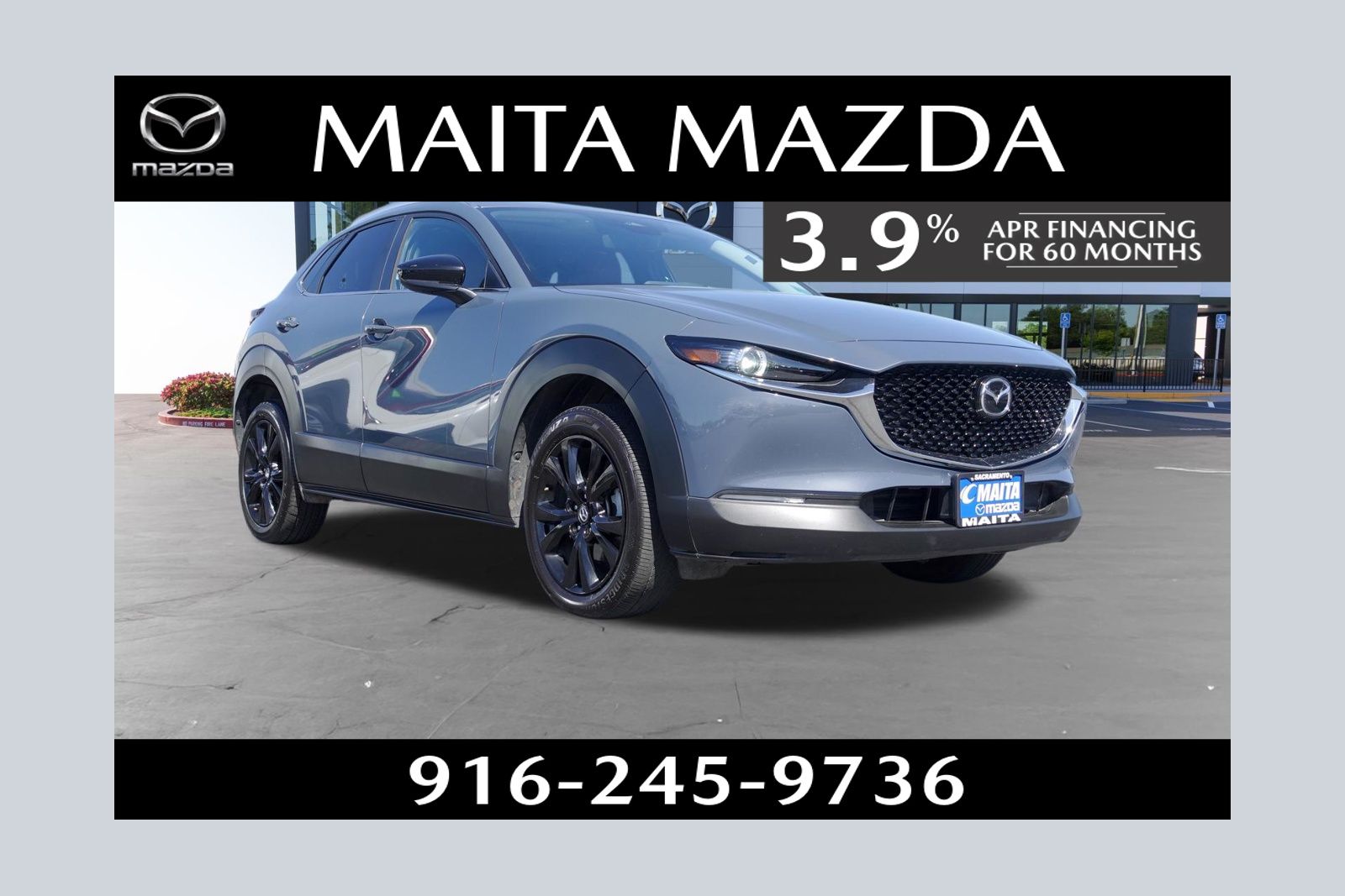 Polymetal Gray Metallic 2025 Mazda CX-30 SUV / Crossover All-Wheel Drive 6-Speed Automatic