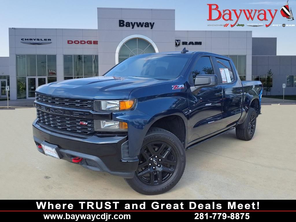 2022 Chevrolet Silverado 1500 LTD Custom Trail Boss Blue at Monument Chevrolet