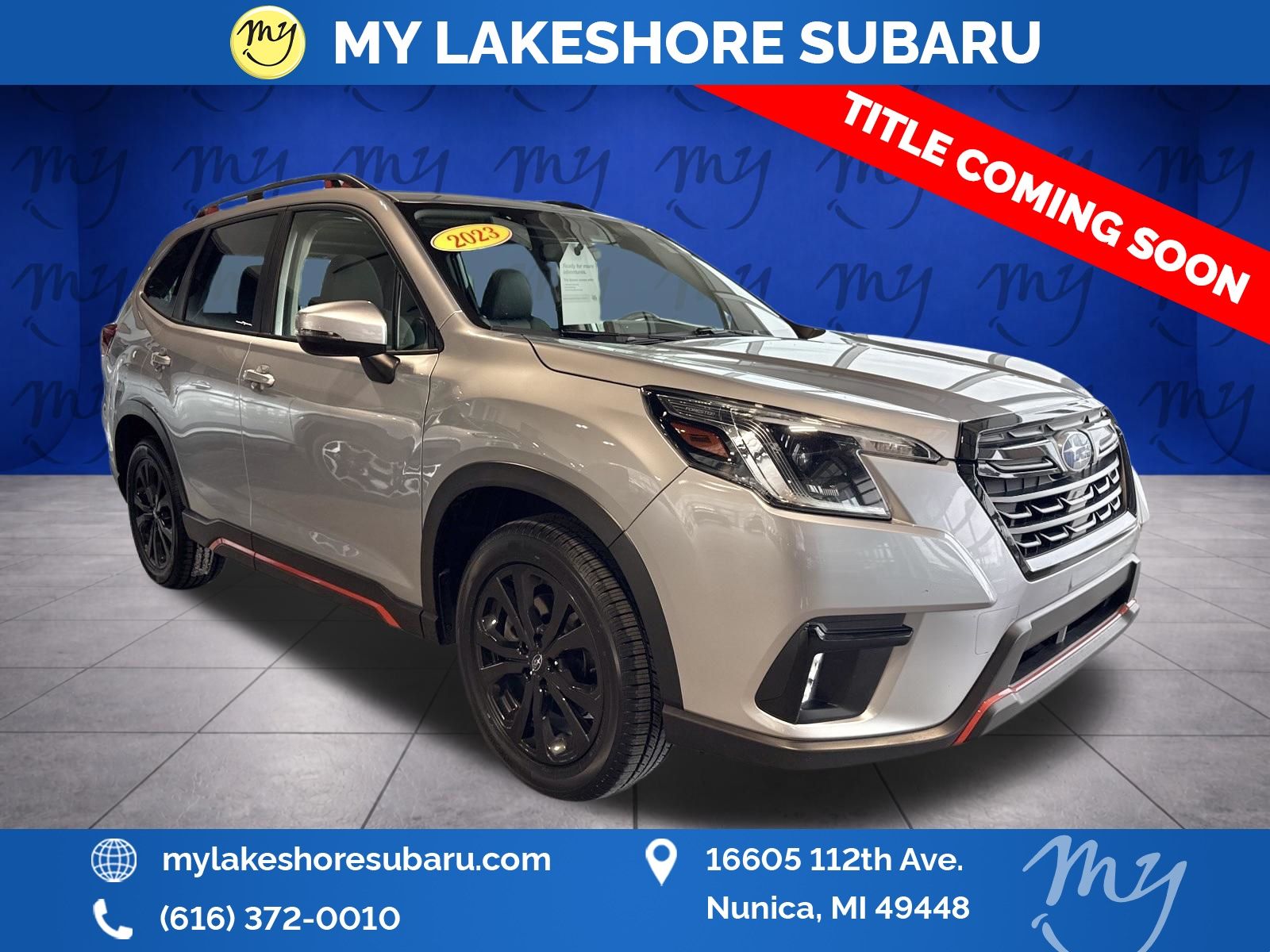 Ice Silver Metallic 2023 Subaru Forester Sport Crossover AWD SUV / Crossover All-Wheel Drive Continuously Variable Transmission