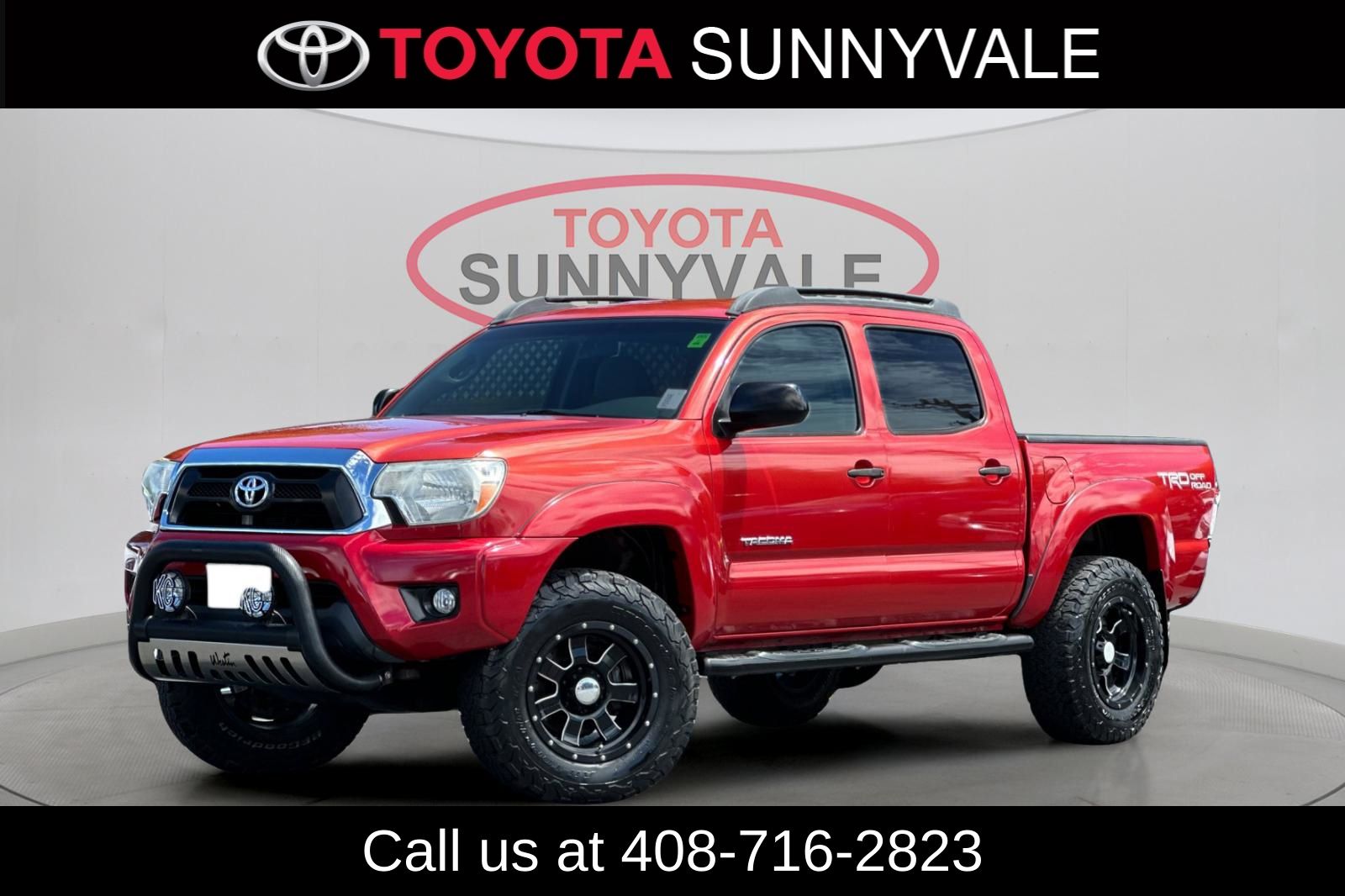 Barcelona Red Metallic 2014 Toyota Tacoma Double Cab SB V6 4WD Pickup Truck Four-Wheel Drive 5-Speed Automatic