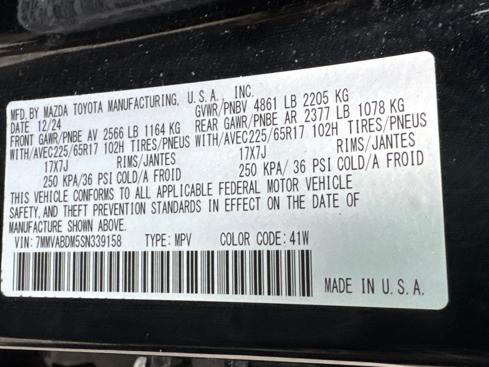 Used 2025 Jet Black Mazda 2.5 S Premium Package **FRESH INVENTORY** image 33