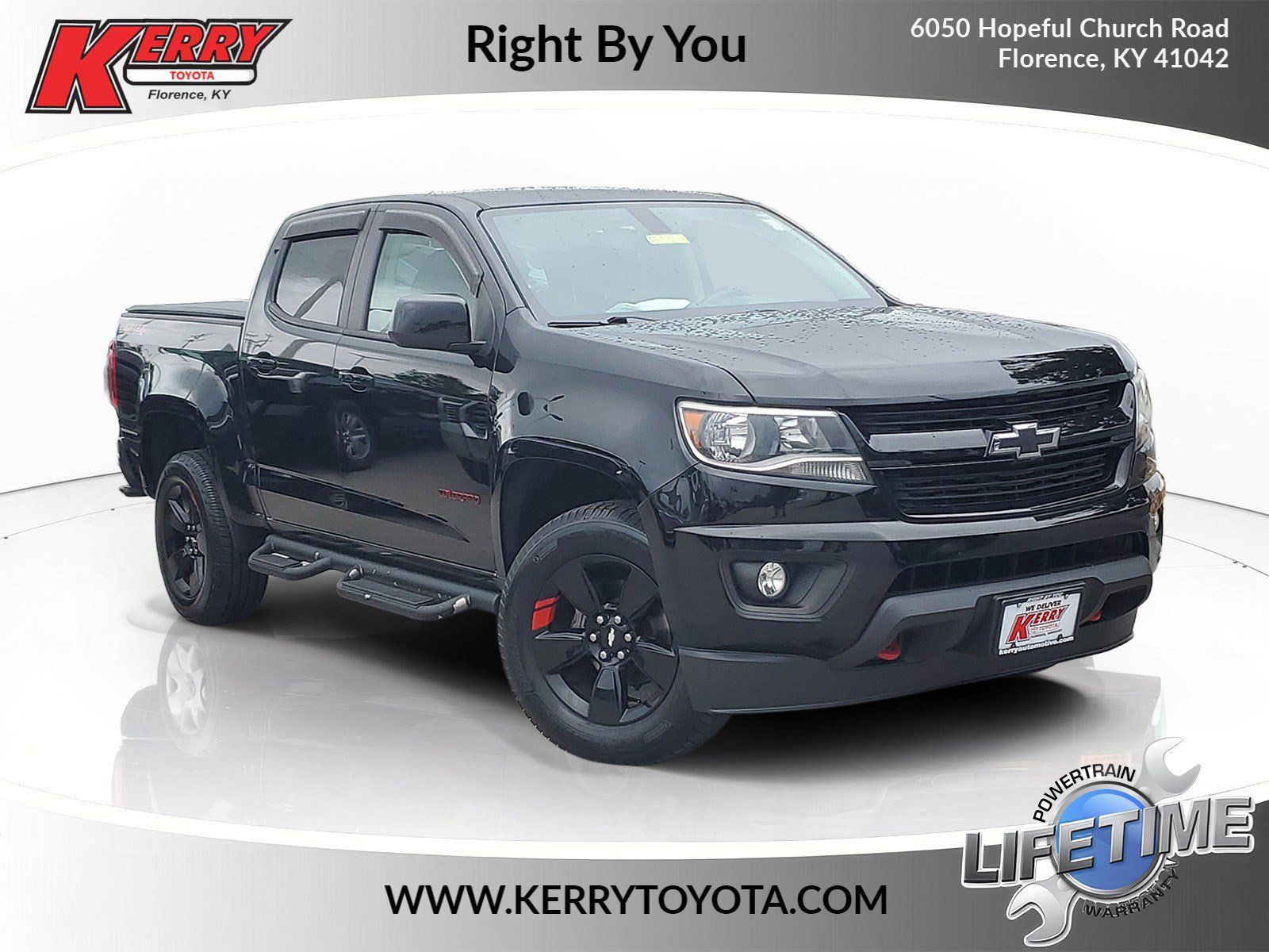Black 2018 Chevrolet Colorado Pickup Truck Four-Wheel Drive 8-Speed Automatic