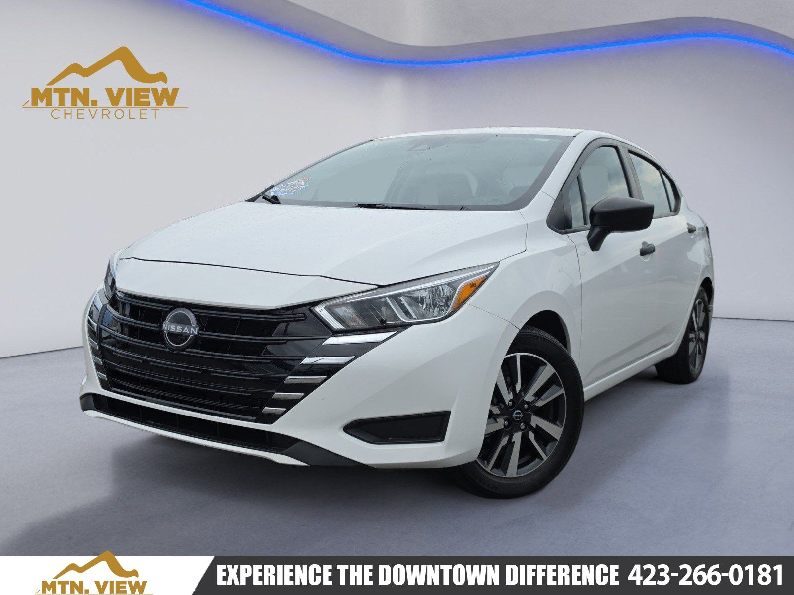 White (Fresh Powder) 2024 Nissan Versa Sedan Front-Wheel Drive Continuously Variable Transmission