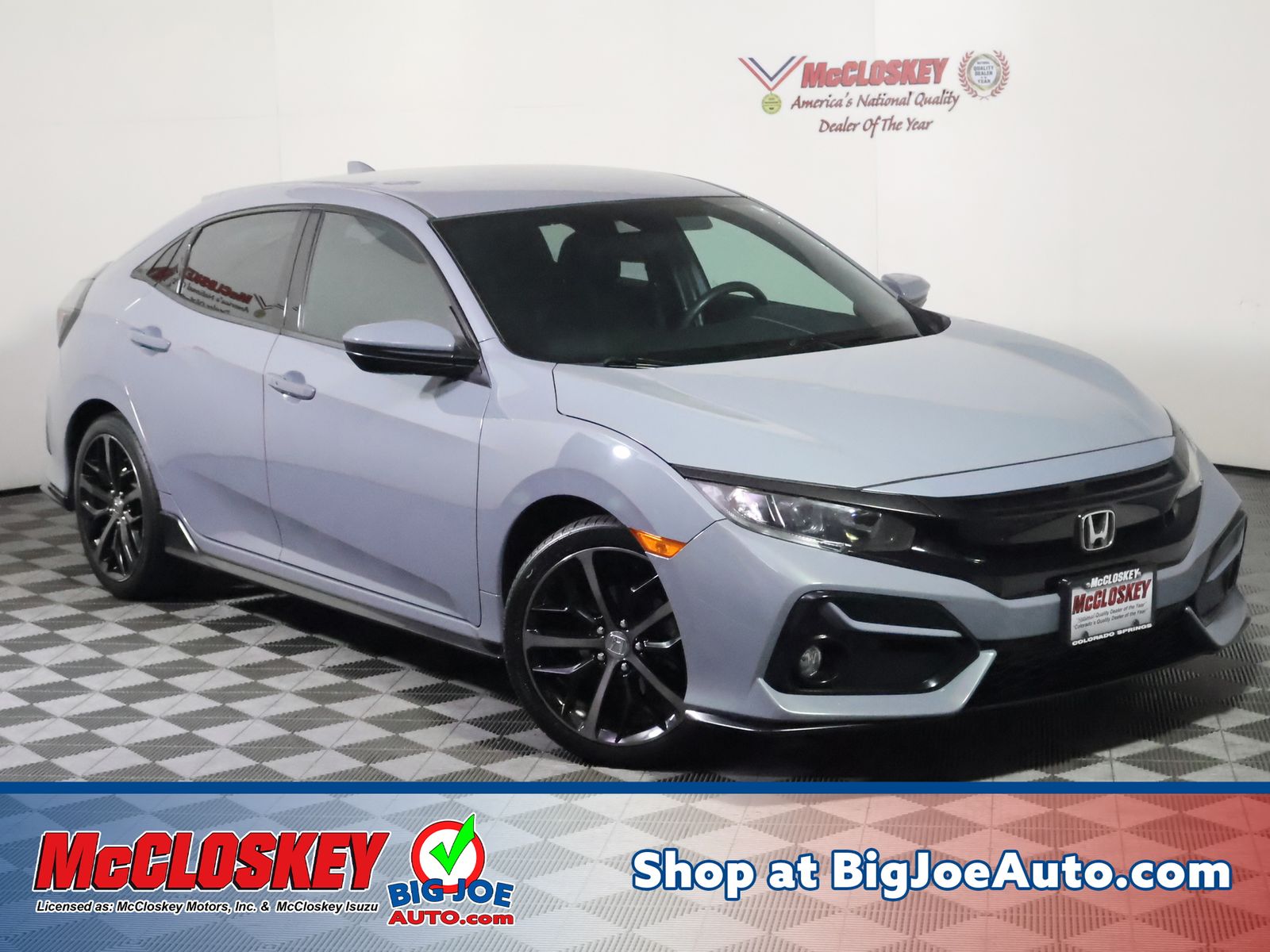 Gray 2020 Honda Civic Hatchback Hatchback Front-Wheel Drive 6-Speed Manual