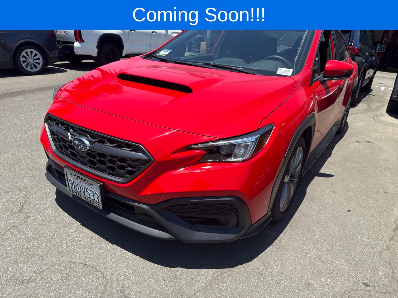 Red 2024 Subaru WRX Sedan All-Wheel Drive 6-Speed Manual