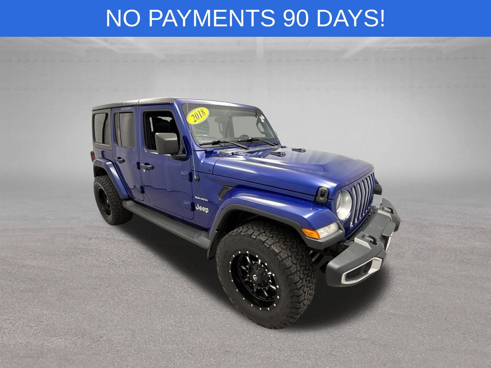 Ocean Blue Metallic Clearcoat 2018 Jeep Wrangler SUV / Crossover Four-Wheel Drive 8-Speed Automatic
