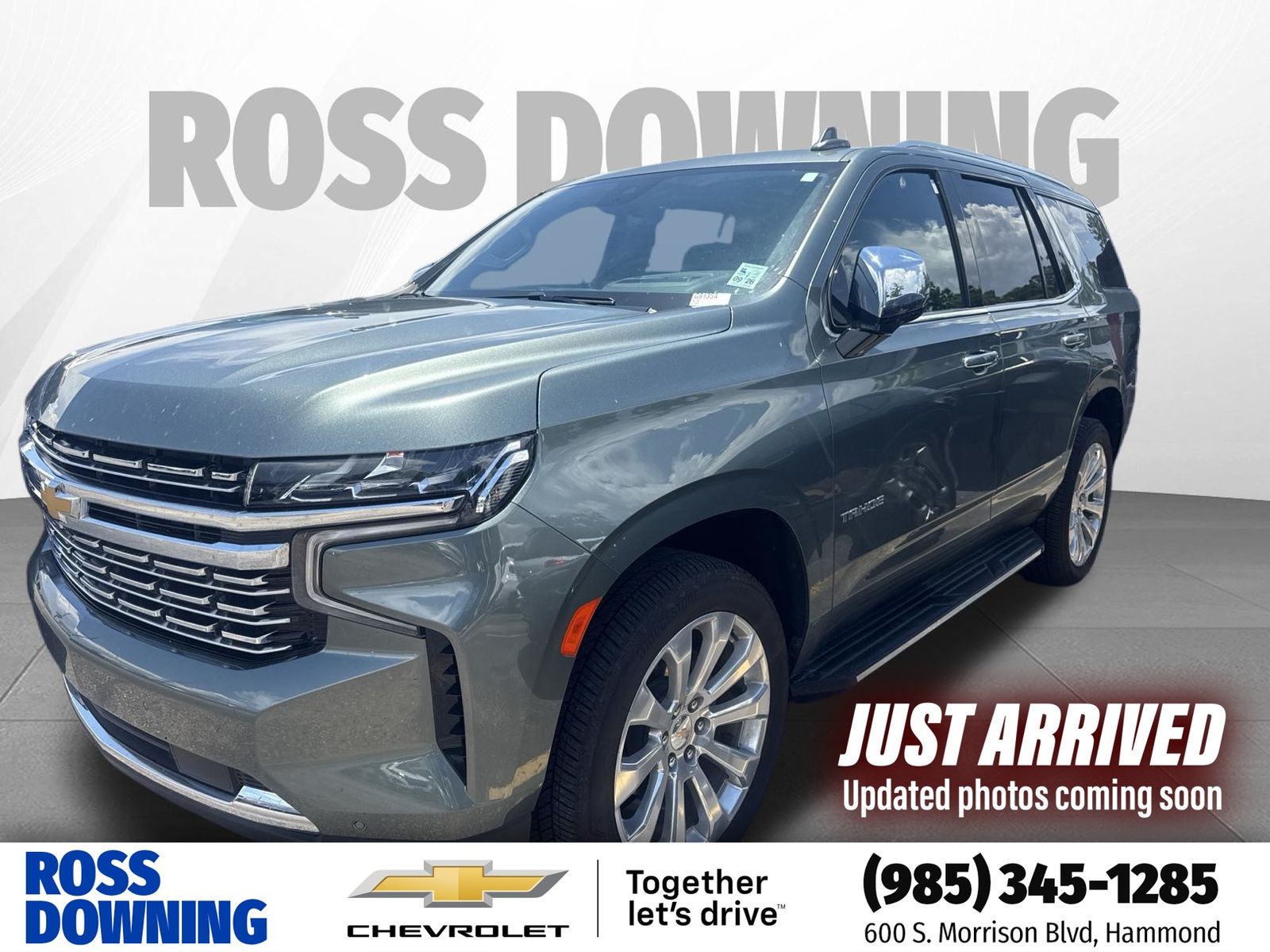 Silver Sage Metallic 2024 Chevrolet Tahoe SUV / Crossover 4X2