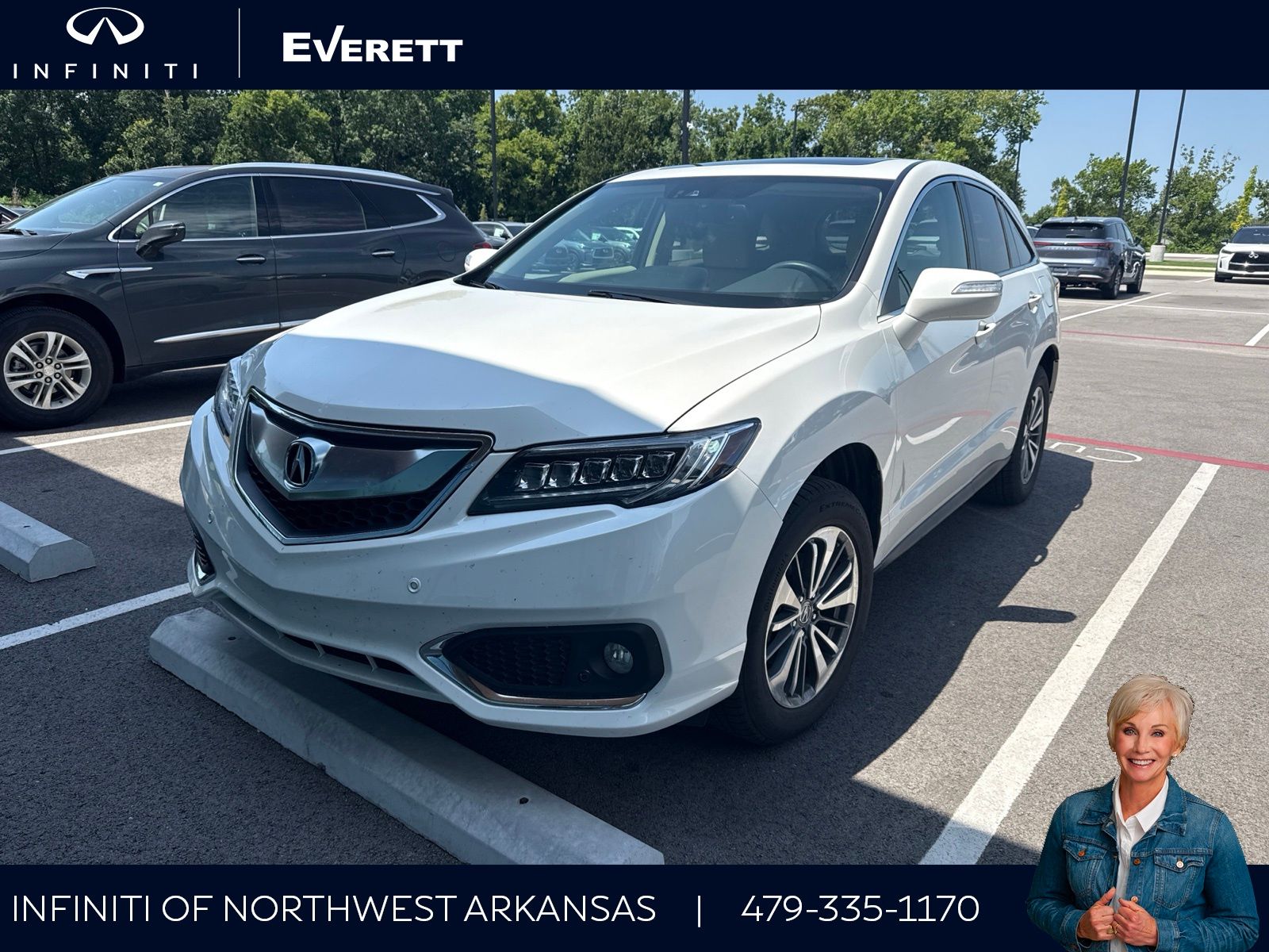 White Diamond Pearl 2016 Acura RDX SUV / Crossover Front-Wheel Drive 6-Speed Automatic