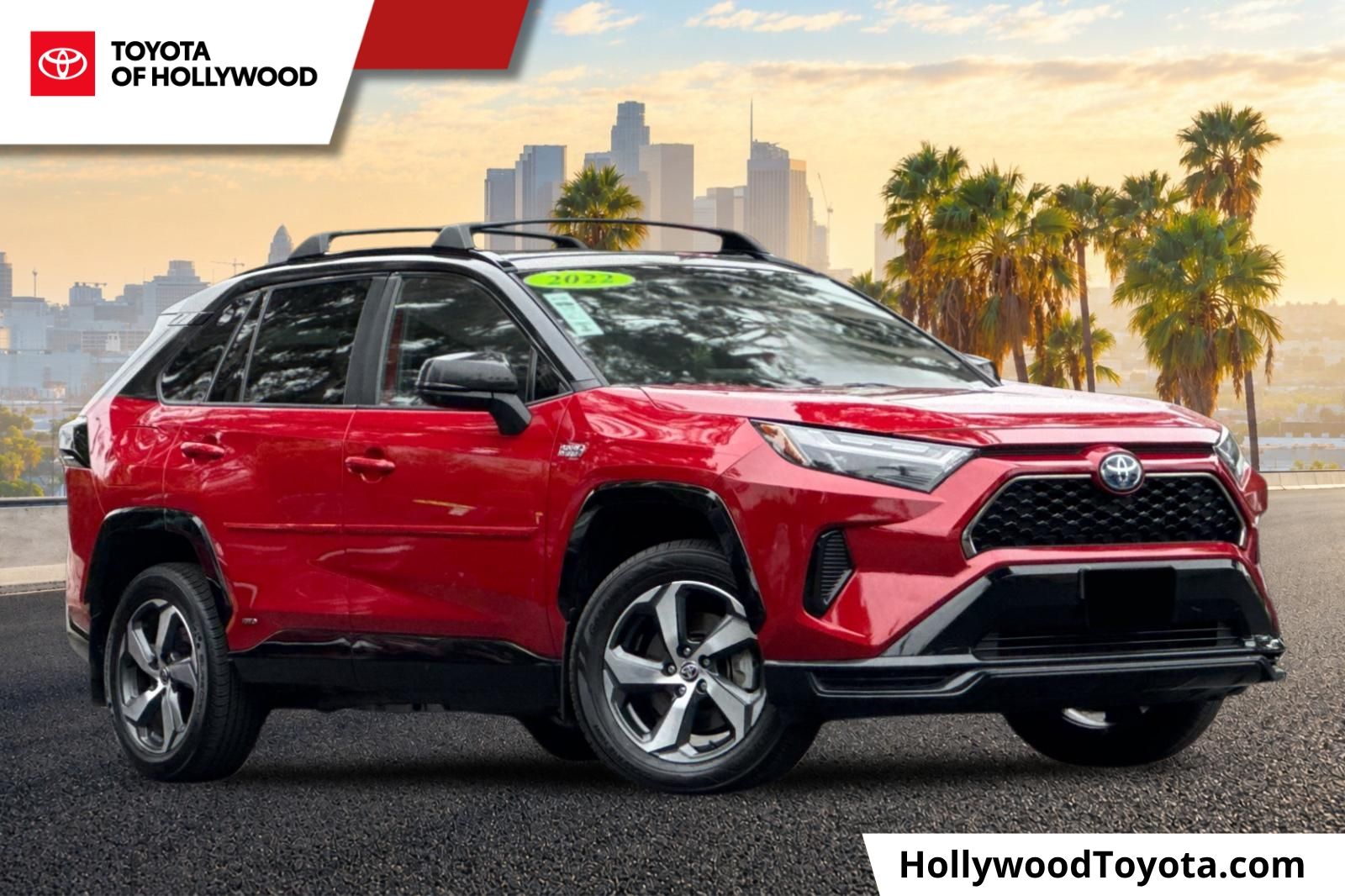 Supersonic Red 2022 Toyota RAV4 Prime SUV / Crossover All-Wheel Drive Continuously Variable Transmission
