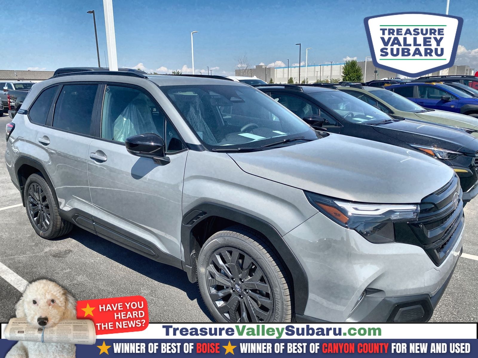 River Rock Pearl 2026 Subaru Forester SUV / Crossover All-Wheel Drive Continuously Variable Transmission