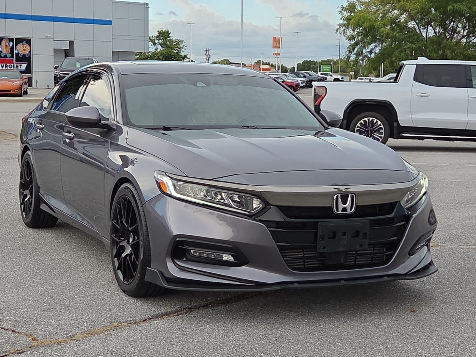 Gray (Modern Steel Metallic) 2018 Honda Accord Sedan Front-Wheel Drive Automatic