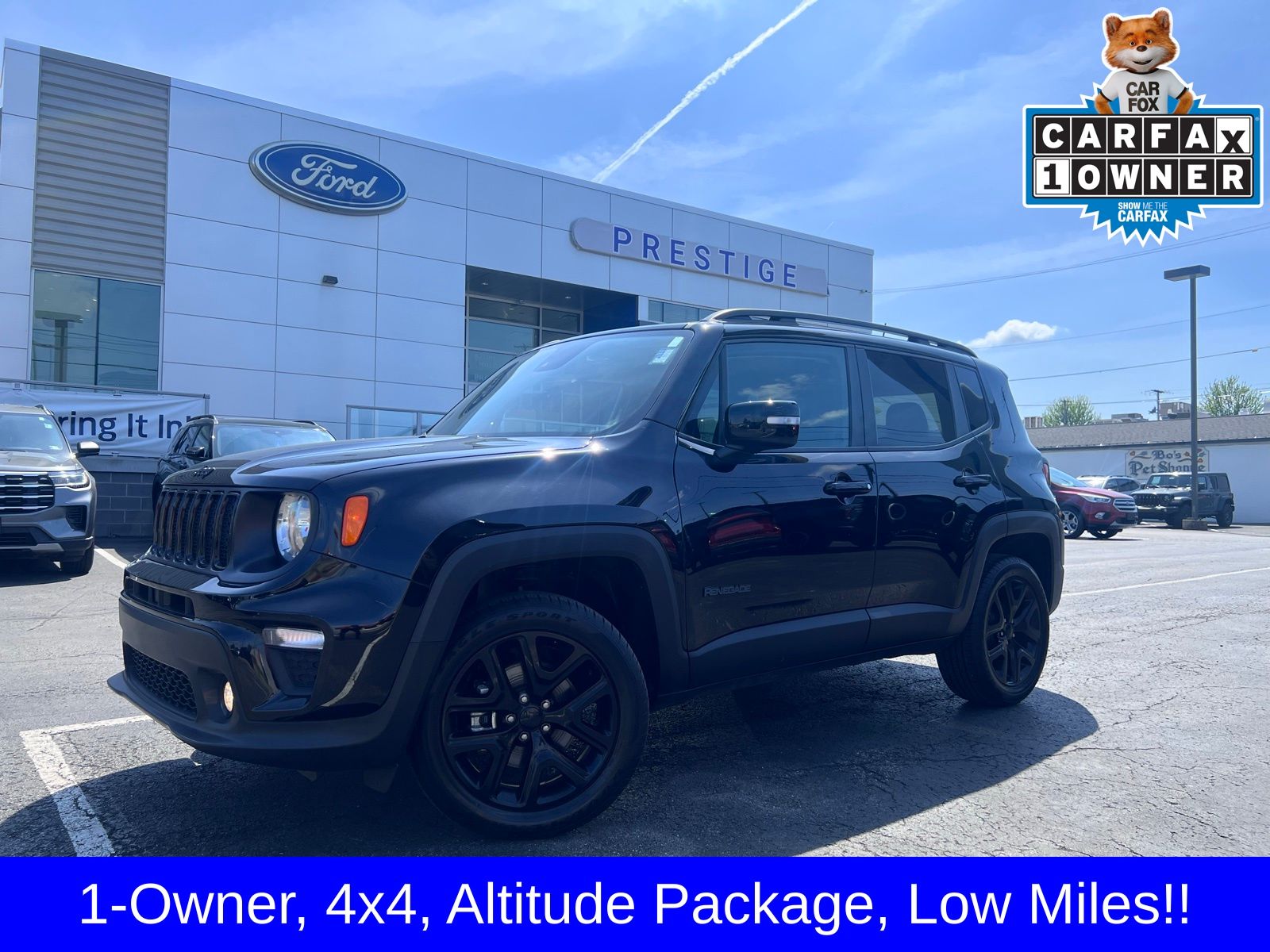 Black Clearcoat 2023 Jeep Renegade SUV / Crossover Four-Wheel Drive 9-Speed Automatic