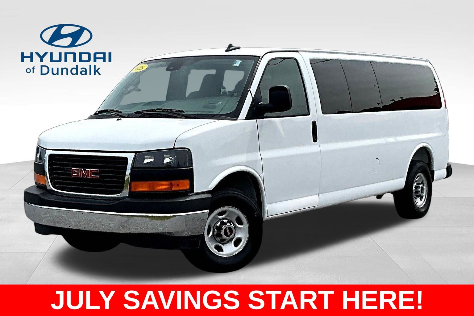 Summit White 2025 GMC Savana Van Rear-Wheel Drive 8-Speed Automatic Overdrive