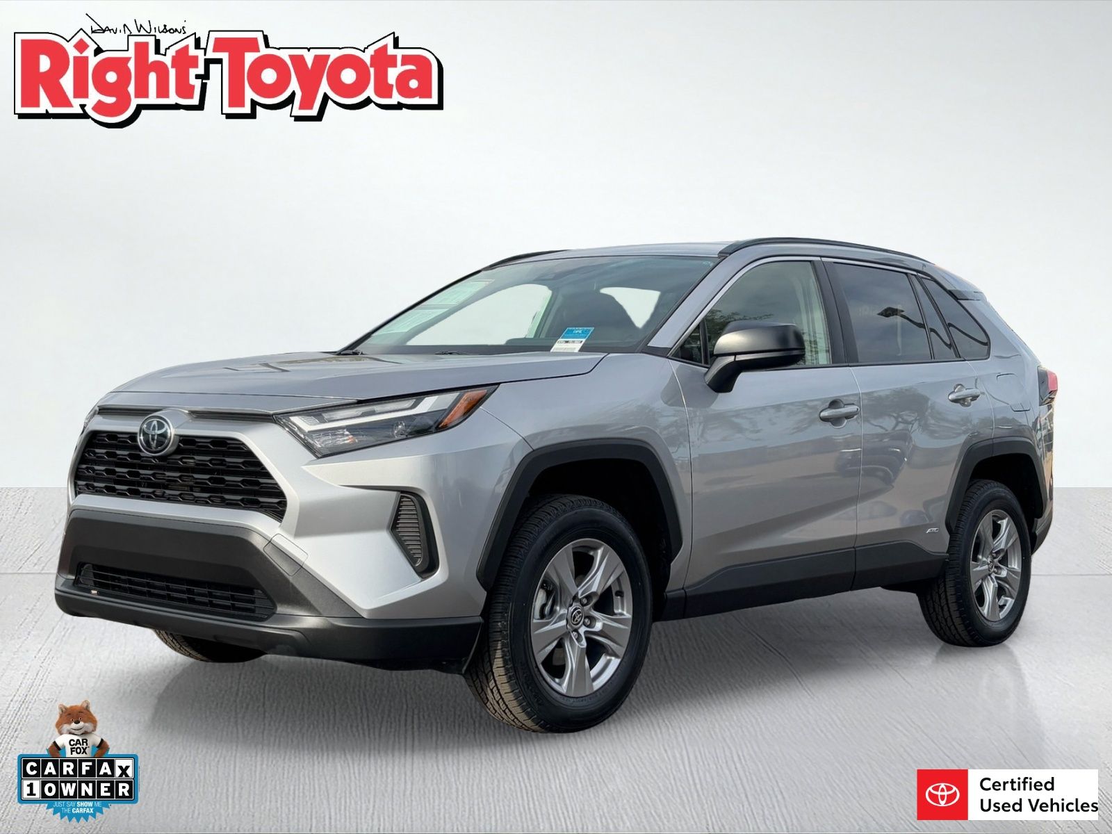 Magnetic Gray Metallic 2025 Toyota RAV4 Hybrid LE AWD SUV / Crossover All-Wheel Drive Continuously Variable Transmission