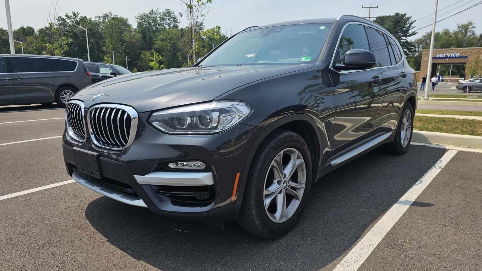Gray (Dark Graphite) 2019 BMW X3 SUV / Crossover All-Wheel Drive 8-Speed Automatic