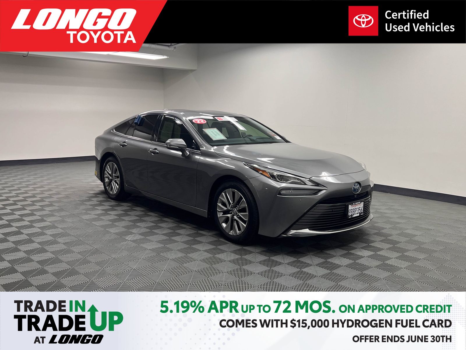 used 2022 Toyota Mirai car, priced at $11,788
