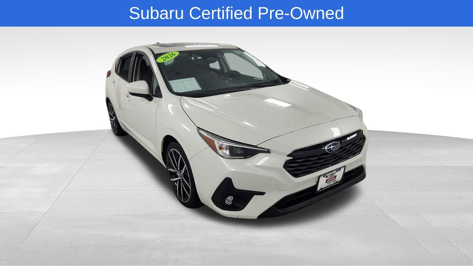 Crystal White Pearl 2026 Subaru Impreza Wagon All-Wheel Drive Continuously Variable Transmission