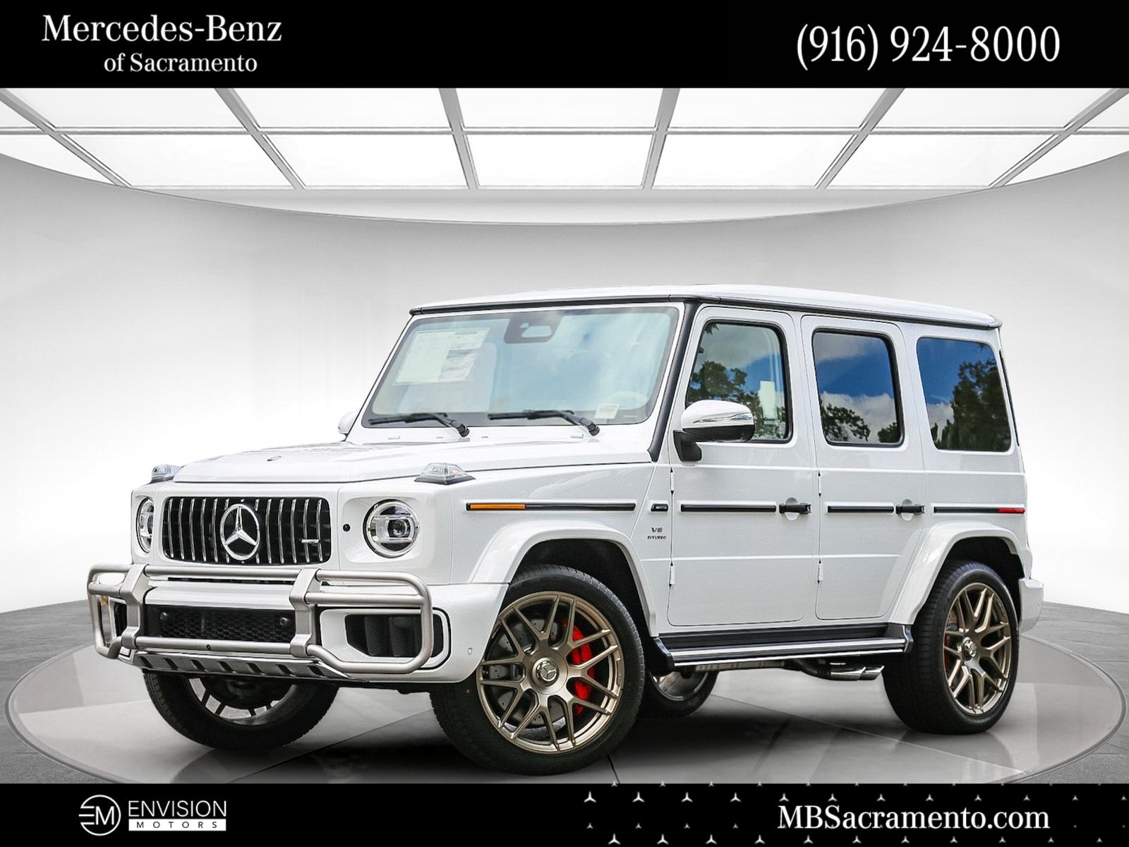 Polar White 2026 Mercedes-Benz G-Class AMG G 63 4MATIC SUV / Crossover All-Wheel Drive 9-Speed Automatic